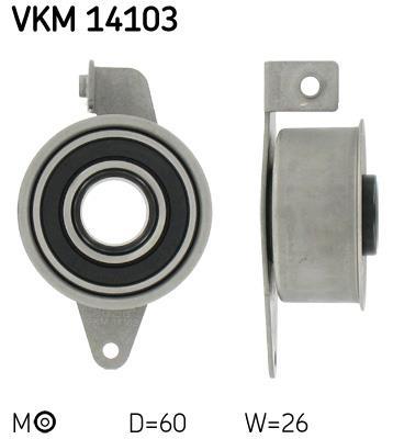 Polea tensora, correa distribución SKF ref. VKM 14103